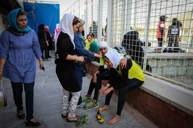 او با وجود اینکه نفر اول مسابقات شد اما از اینکه به دلیل شرایط نامساعد مسابقات نتوانست رکورد خود را بشکند ناراحت بود.